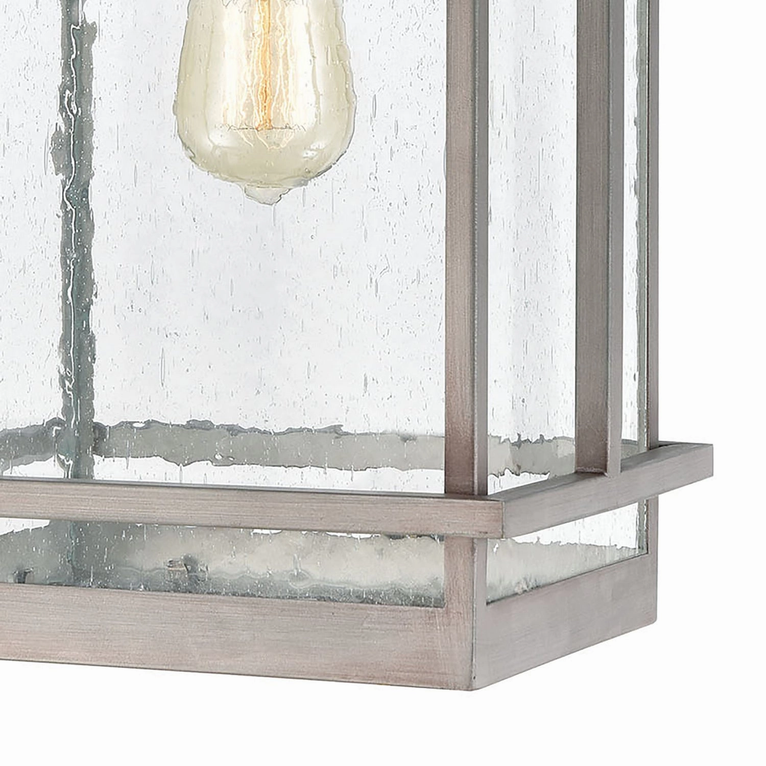 Breckenridge One Light Outdoor Wall Sconce Weathered Zinc
