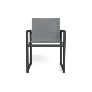 Breeze Xl Aluminum Dining Chairoutdoor dining chair with armrests