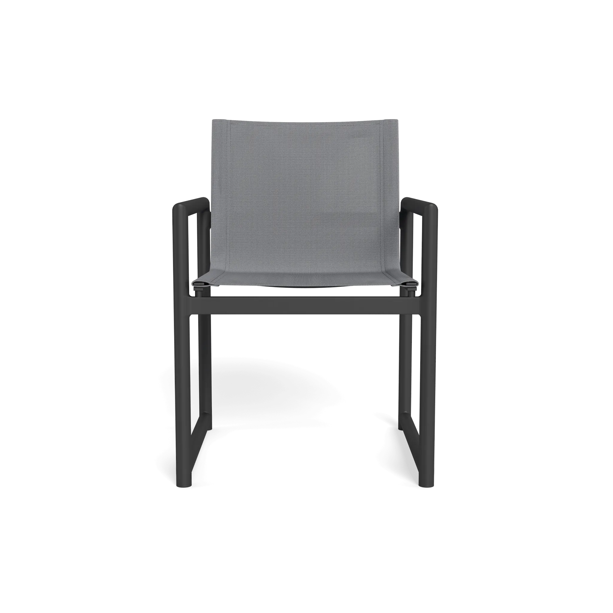 Breeze Xl Aluminum Dining Chairoutdoor dining chair with armrests