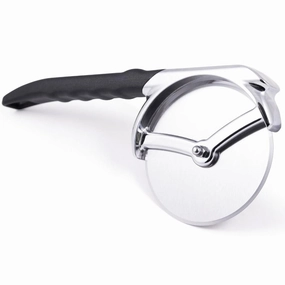 Broil King BBQ Pizza Cutter outdoor kitchen cooking station with sink