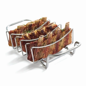 Broil King BBQ Rib & Roast Rack outdoor kitchen cooking station with sink