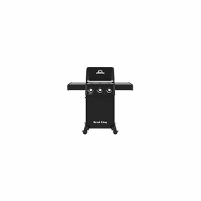 Broil King Crown 310 Gas Grill with 3 Patented Dual-Tube Burners compact BBQ grill for small spaces