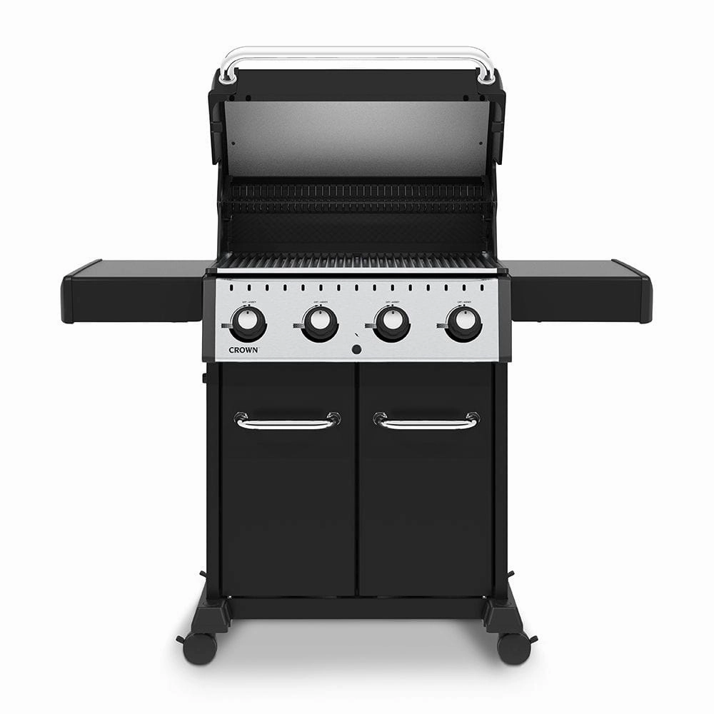 Broil King Crown 420 Gas Grill with 4 Stainless Steel Dual-Tube Burners