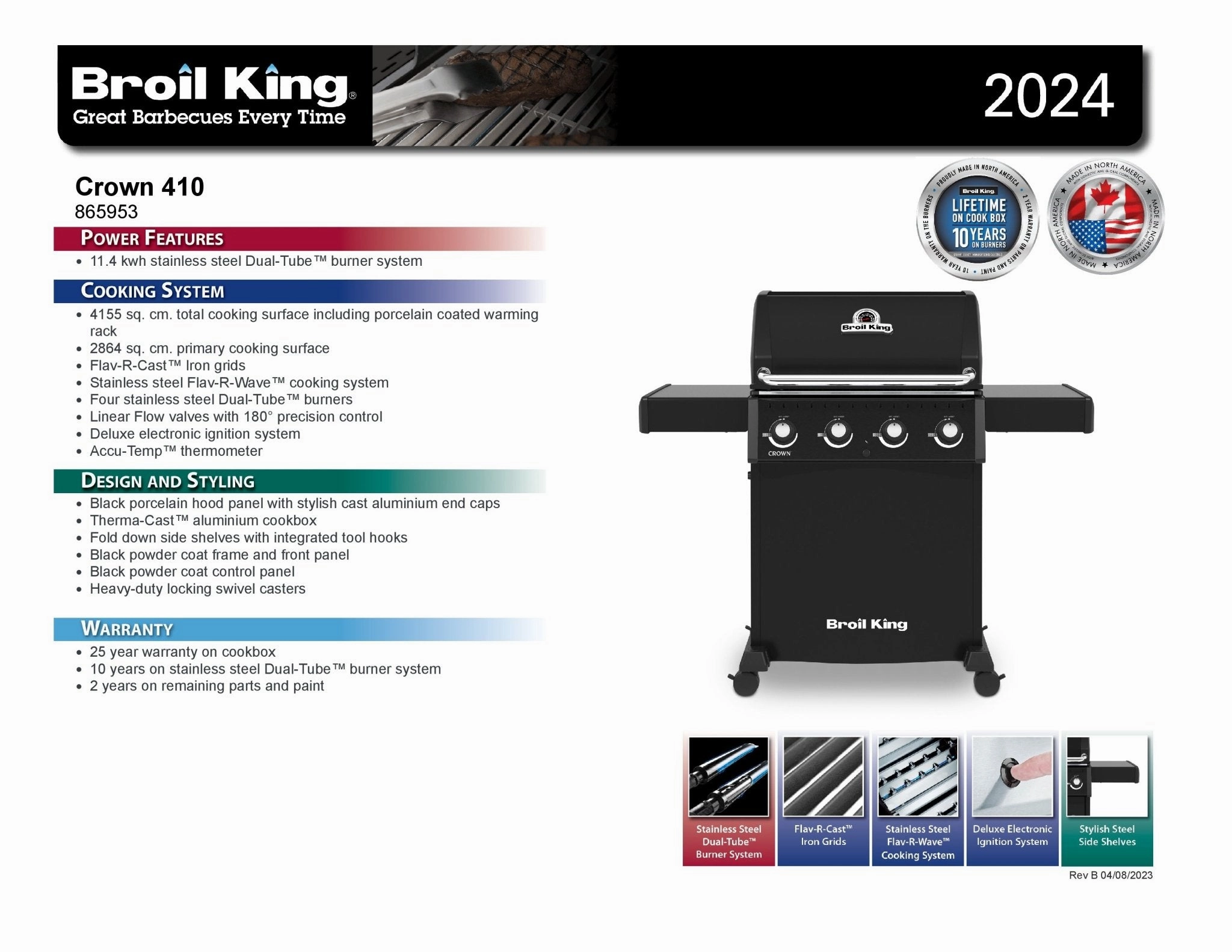 Broil King Crown Gas BBQ 410