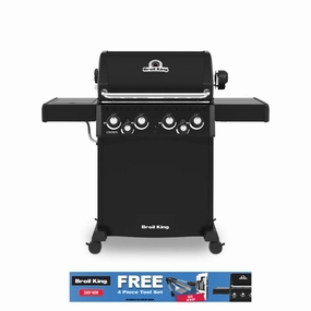 Broil King Crown Gas BBQ 480 outdoor kitchen cooking station with sink