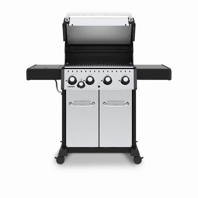 Broil King Crown S 440 Gas Grill with 4 Stainless Steel Dual-Tube Burners