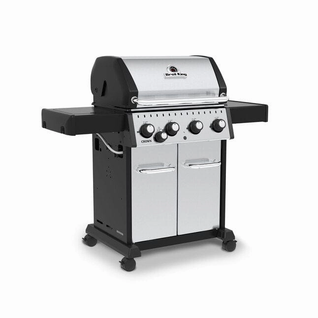 Broil King Crown S 440 Gas Grill with 4 Stainless Steel Dual-Tube Burners
