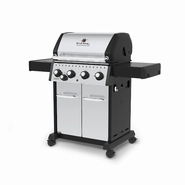 Broil King Crown S 440 Gas Grill with 4 Stainless Steel Dual-Tube Burners