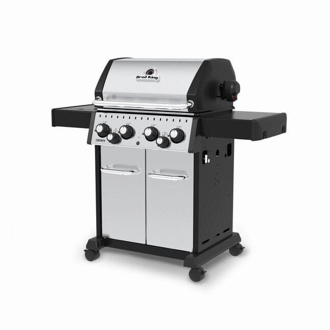 Broil King Crown S 490 Gas Grill with 4 Stainless steel Dual-Tube Burners