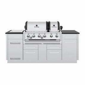 Broil King Imperial S690i Gas Grill Island compact BBQ grill for small spaces