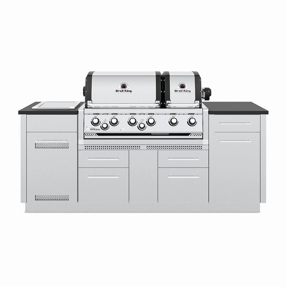 Broil King Imperial S690i Gas Grill Island compact BBQ grill for small spaces