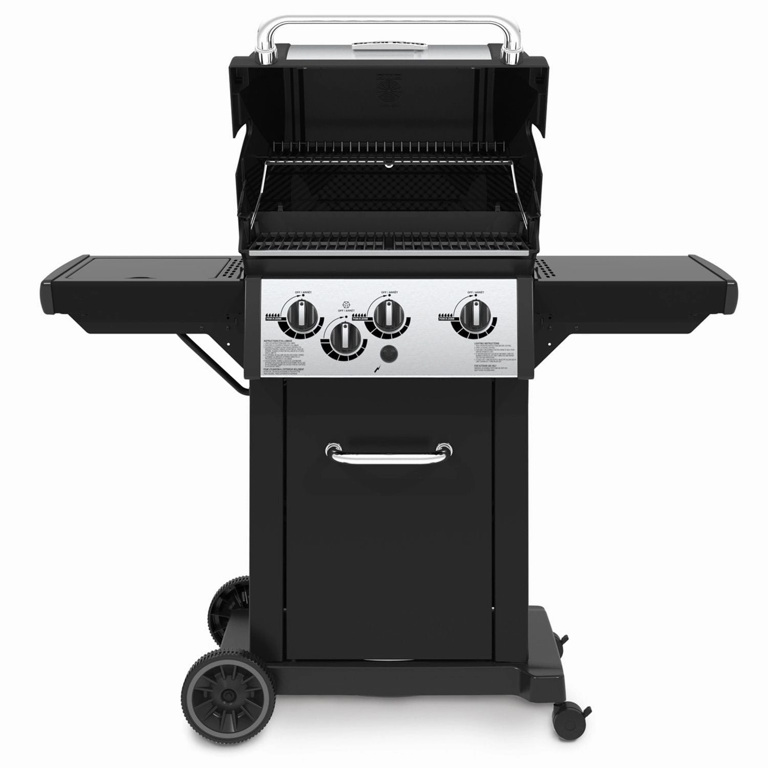 Broil King Monarch 340 Gas Grill with 3 Stainless Steel Dual-Tube Burners