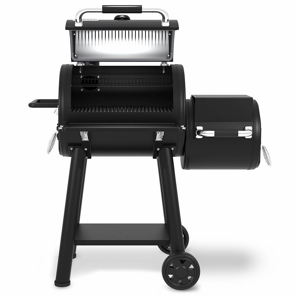 Broil King Regal Charcoal Offset 400 955050 compact BBQ grill for small spaces