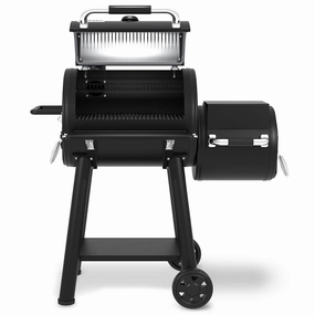 Broil King Regal Charcoal Offset 400 955050 compact BBQ grill for small spaces