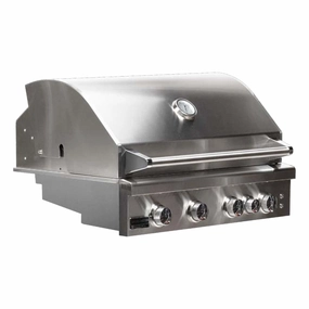 BroilMaster B-Series 32-inch 4 Burner Built-In Gas Grill BSB324 compact BBQ grill for small spaces