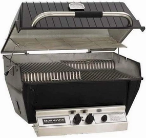 BroilMaster P3SX Super Premium Gas Grill Head professional outdoor BBQ grill set