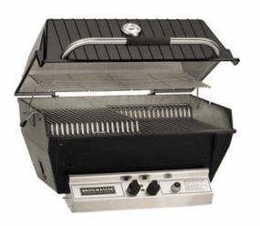 BroilMaster P4X Grill Head with CharMaster Briquets compact BBQ grill for small spaces