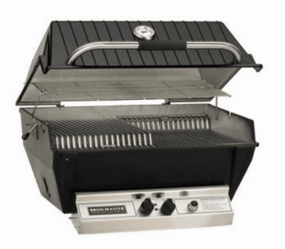BroilMaster P4X Grill Head with CharMaster Briquets compact BBQ grill for small spaces