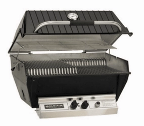 BroilMaster P4XF Grill Head with Flare Busters compact BBQ grill for small spaces
