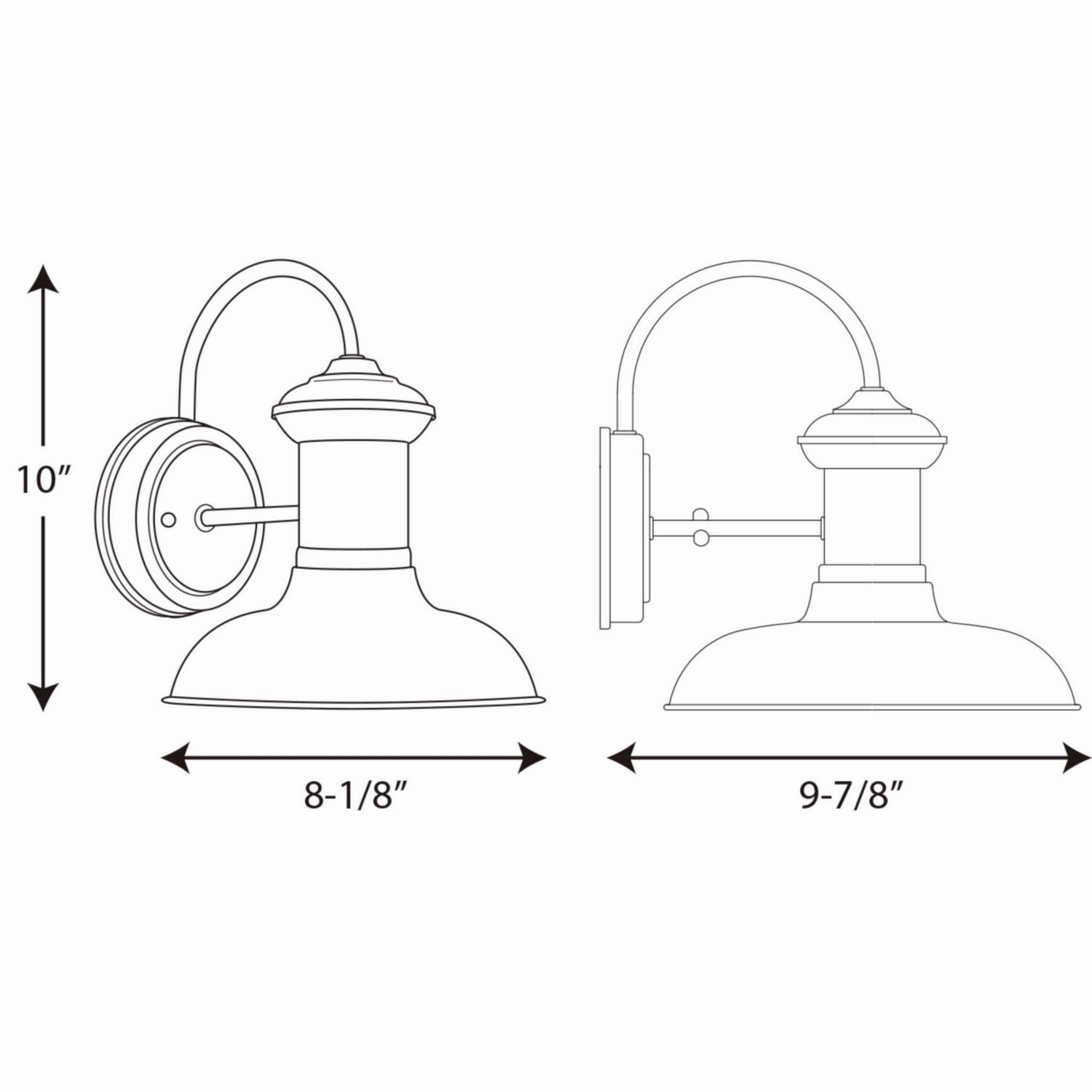 Brookside One Light Wall Lantern Cognac