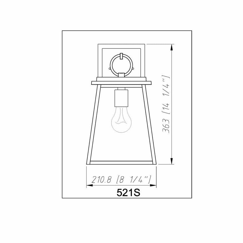 Broughton 1-Light Outdoor Wall Light
