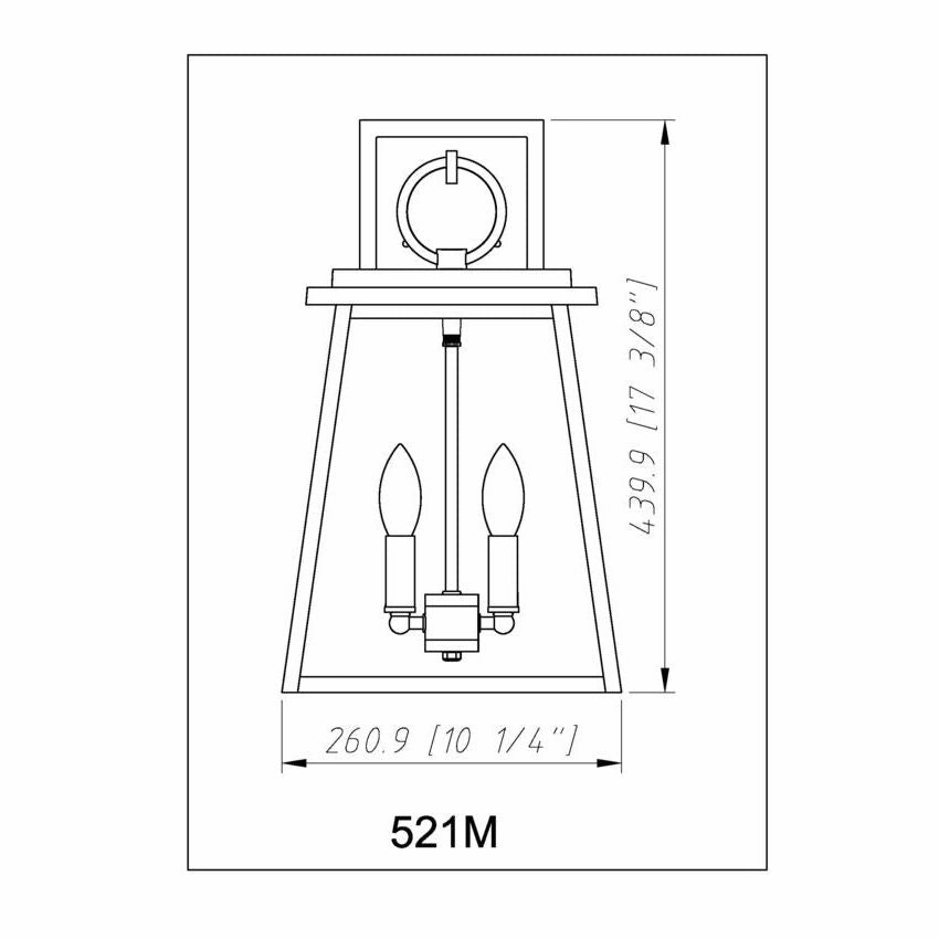 Broughton 2-Light Outdoor Wall Light
