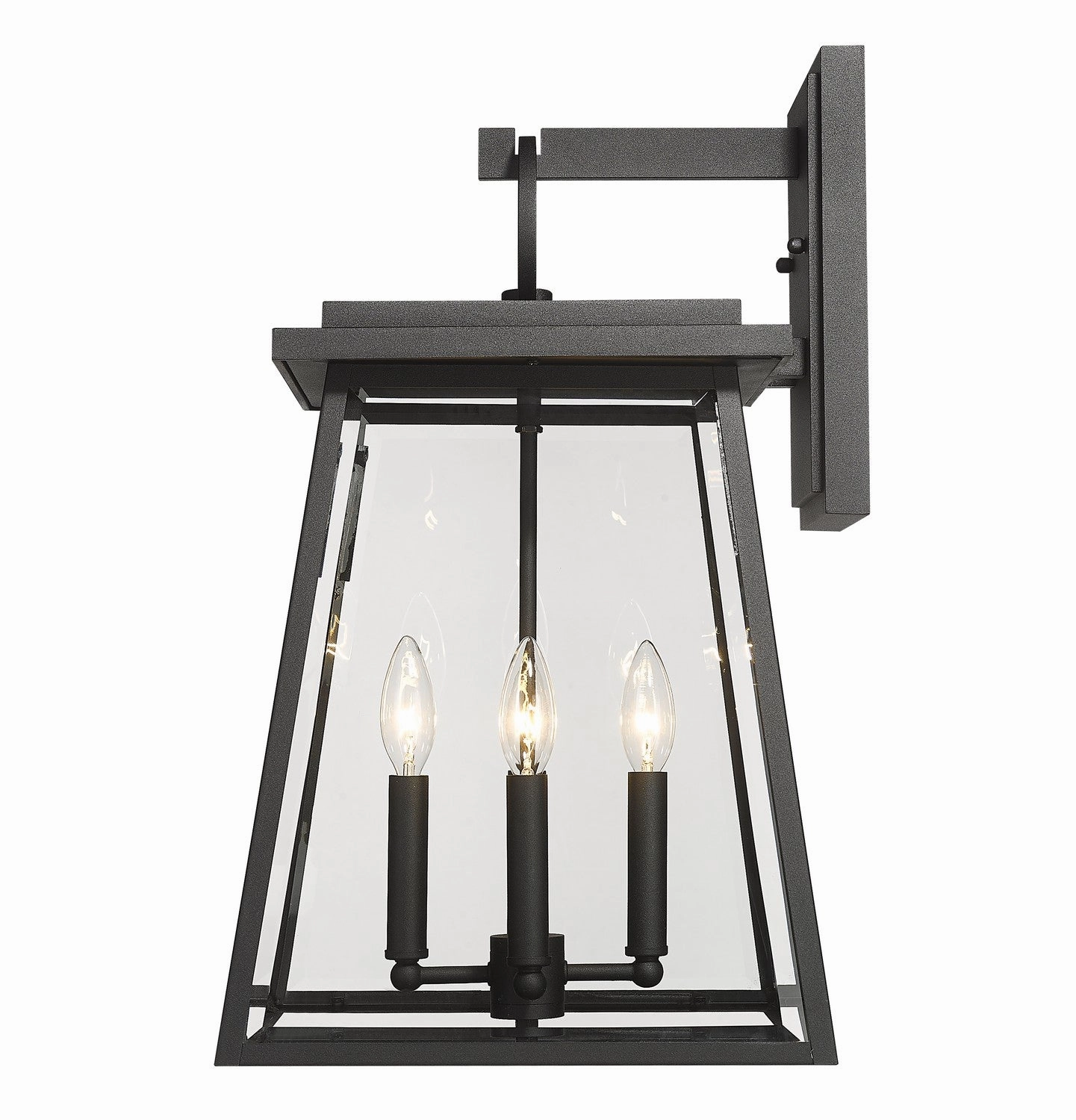 Broughton Four Light Outdoor Wall Light Black