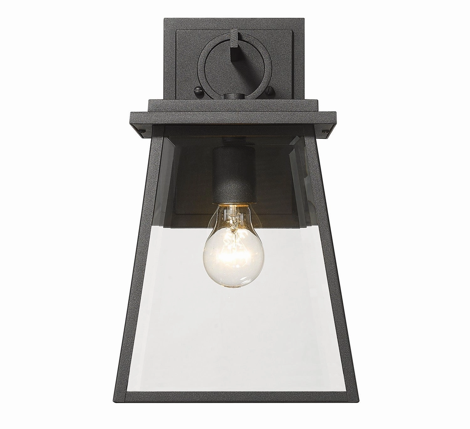 Broughton One Light Outdoor Wall Light Black