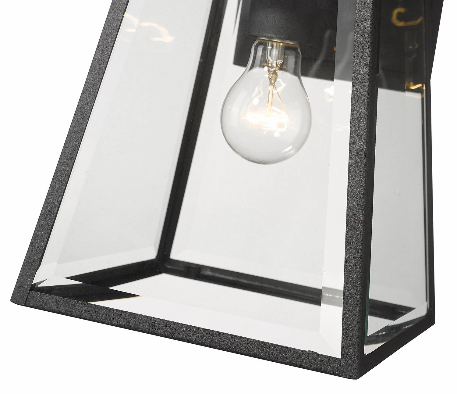 Broughton One Light Outdoor Wall Light Black