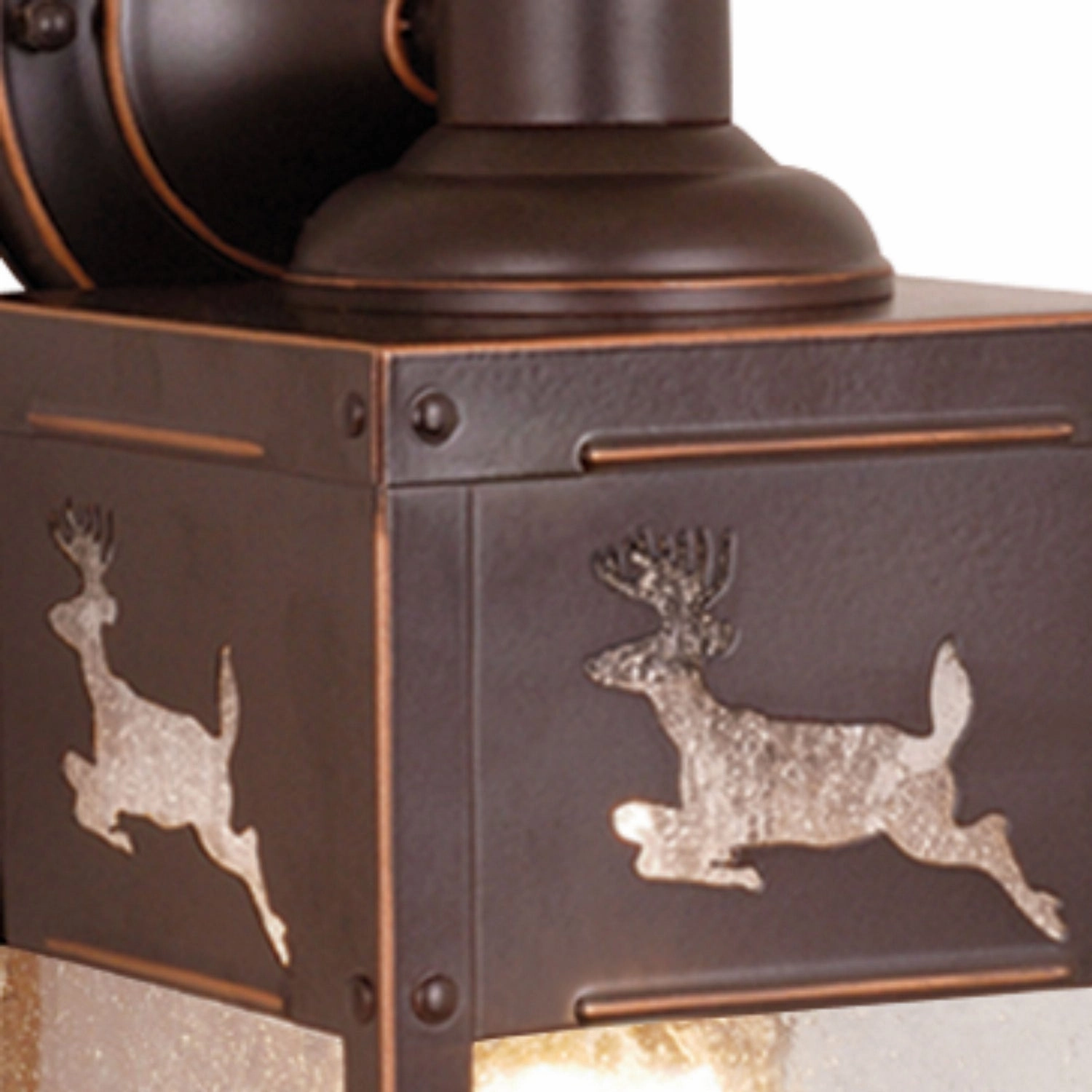 Bryce One Light Outdoor Wall Mount Burnished Bronze
