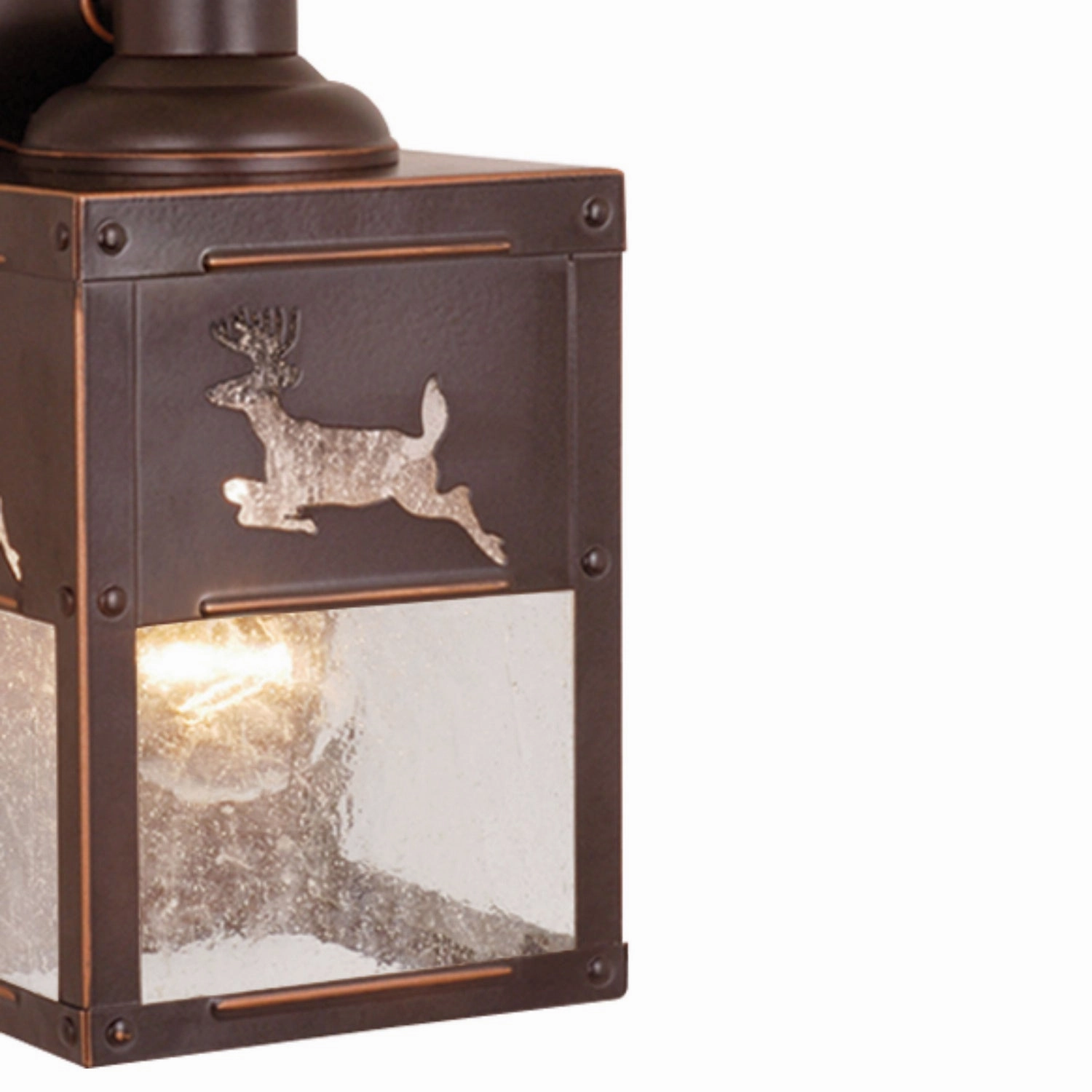 Bryce One Light Outdoor Wall Mount Burnished Bronze