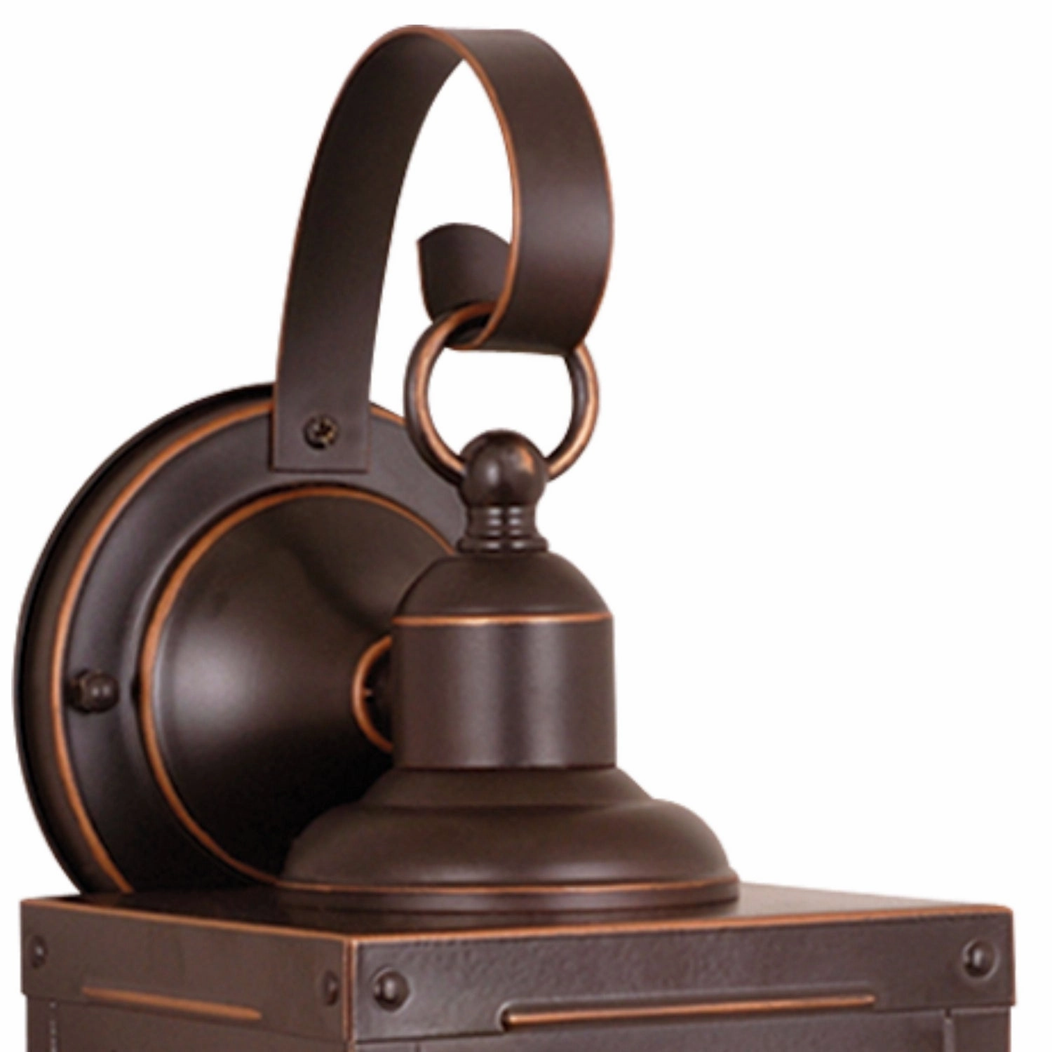 Bryce One Light Outdoor Wall Mount Burnished Bronze