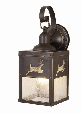 Bryce One Light Outdoor Wall Mount Burnished BronzeOutdoor wall sconces with motion sensor