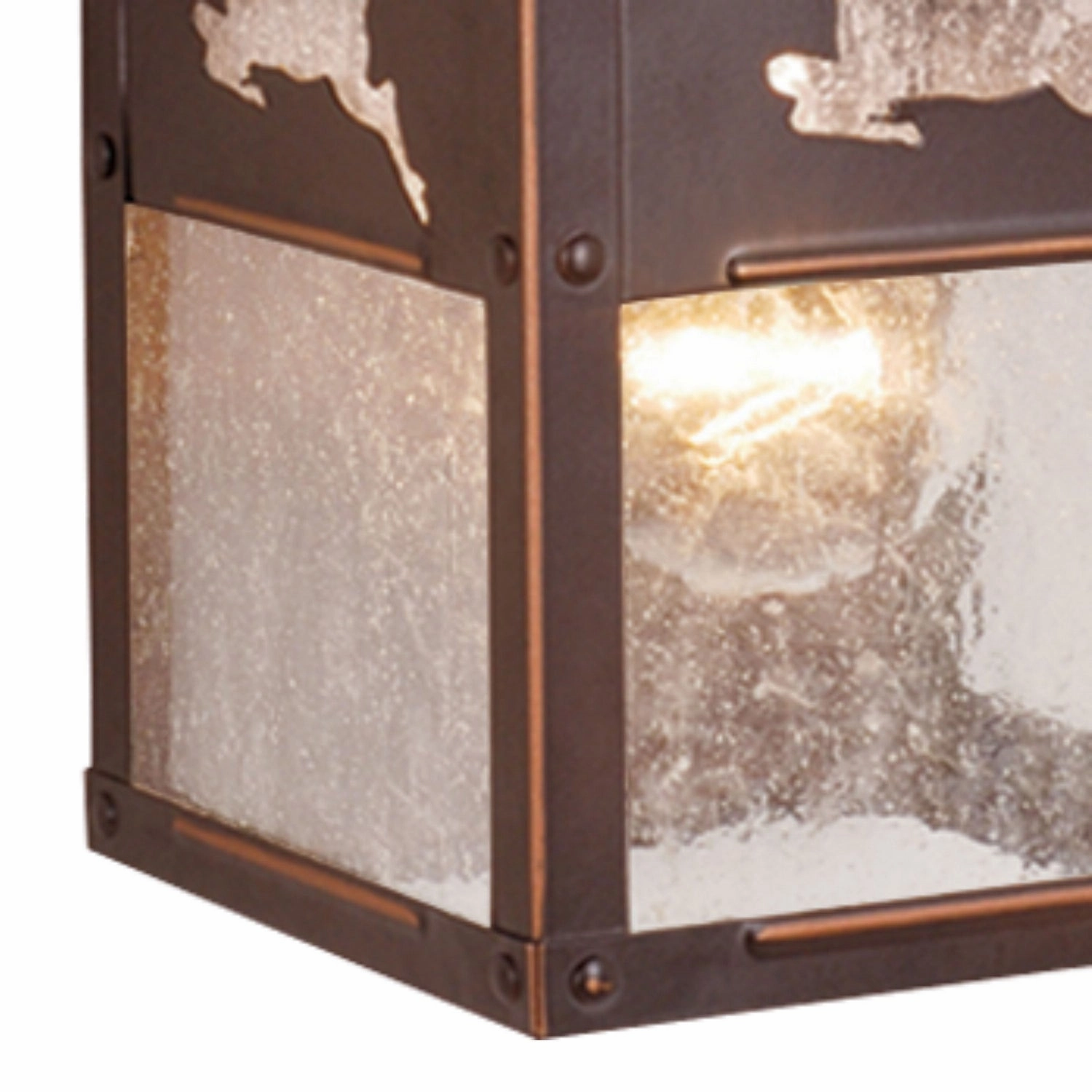 Bryce One Light Outdoor Wall Mount Burnished Bronze