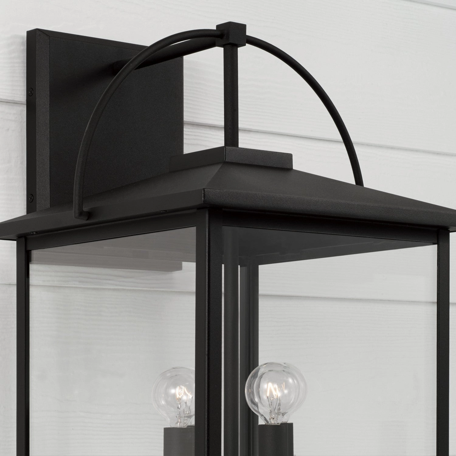 Bryson Four Light Outdoor Wall Lantern Black