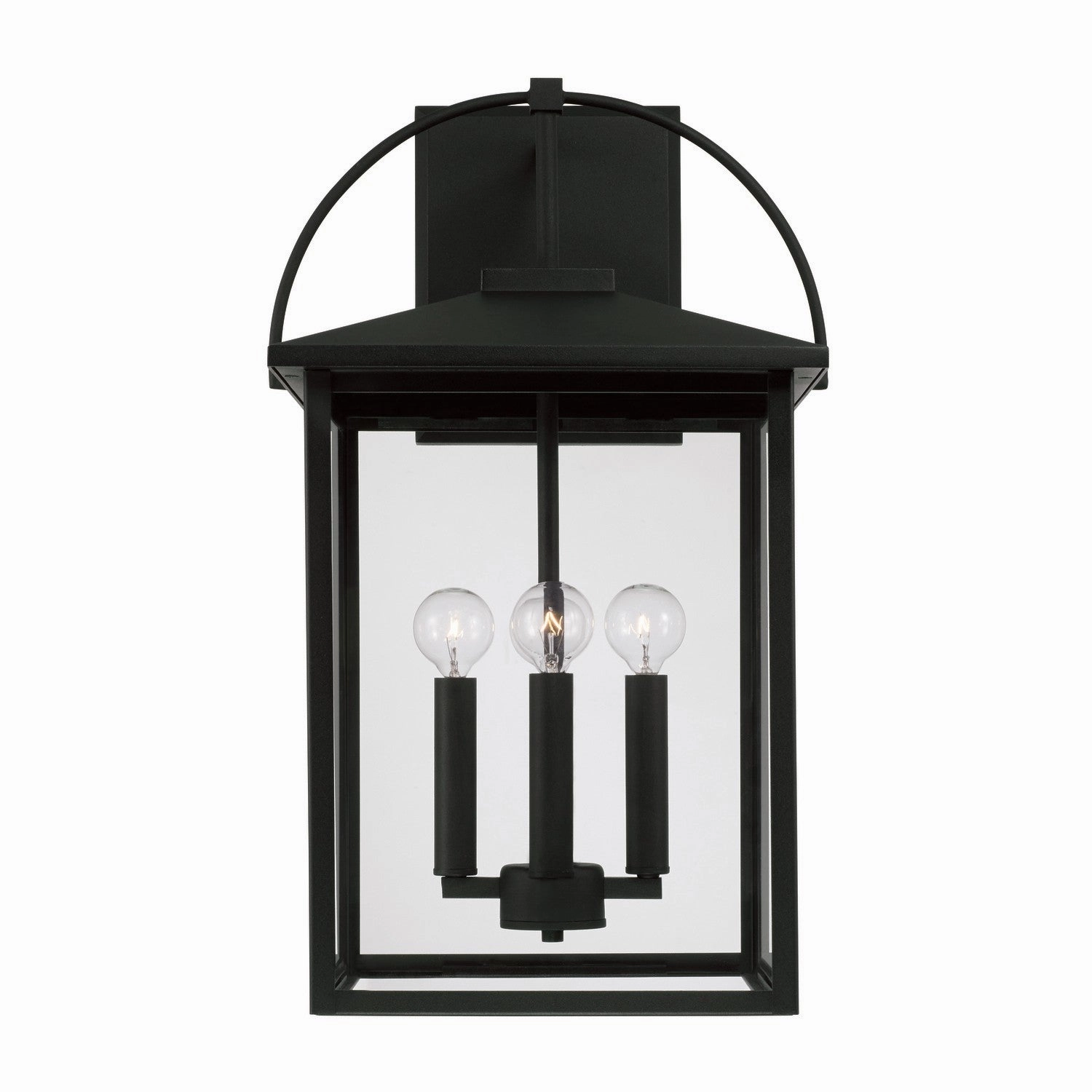 Bryson Four Light Outdoor Wall Lantern Black