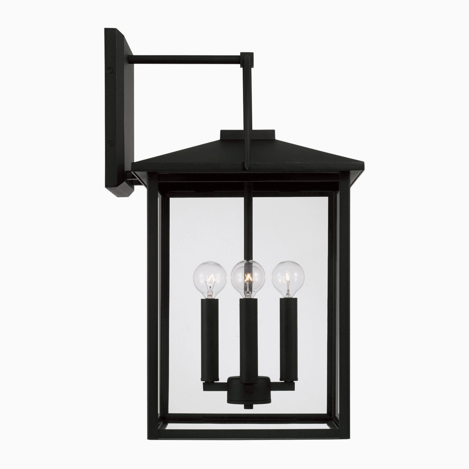 Bryson Four Light Outdoor Wall Lantern Black
