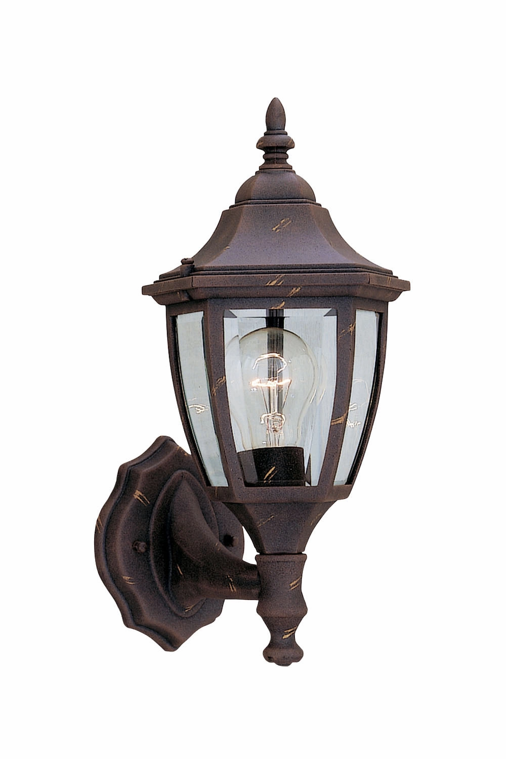 Builder Cast Aluminum One Light Wall Lantern Autumn GoldOutdoor wall sconces with motion sensor