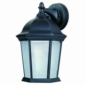 Builder Cast LED E26 LED Outdoor Wall Sconce BlackOutdoor wall sconces with motion sensor