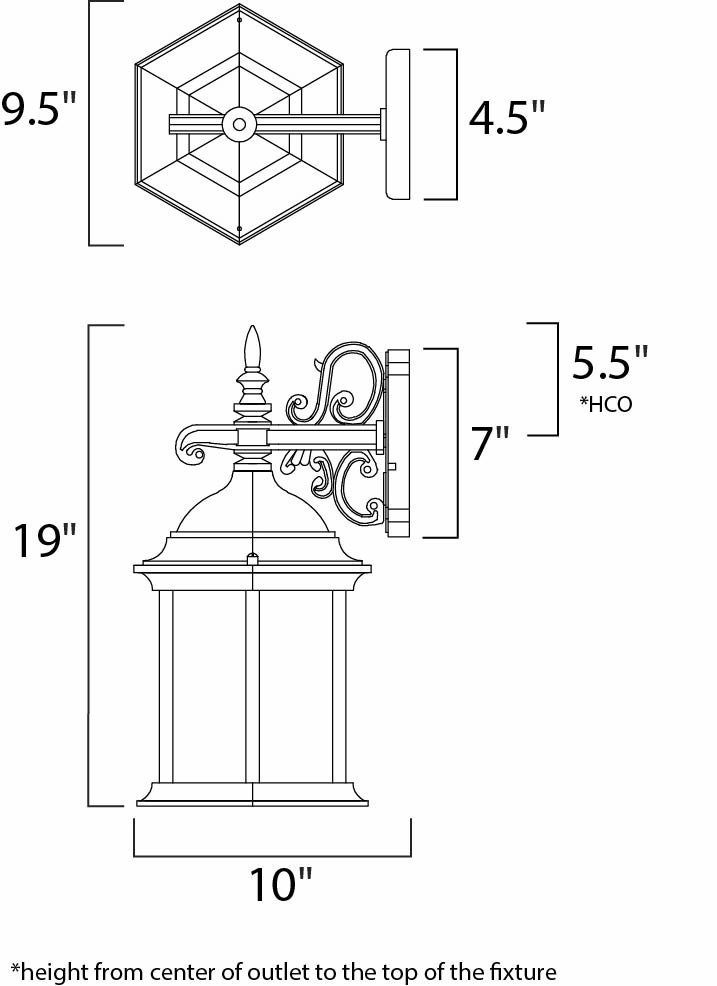 Builder Cast Three Light Outdoor Wall Lantern Empire Bronze