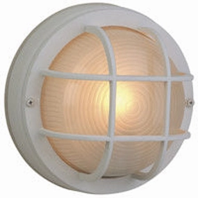 Bulkheads Oval and Round One Light Flushmount Textured WhiteOutdoor wall sconces with motion sensor