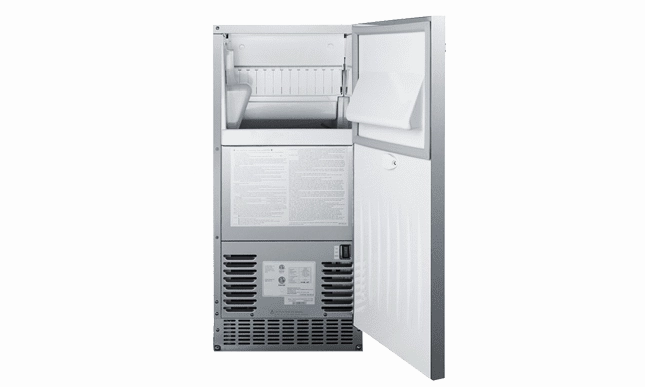 Bull 60 Lb. 15-Inch Outdoor Rated Commercial Ice Maker With Drain Pump 13200