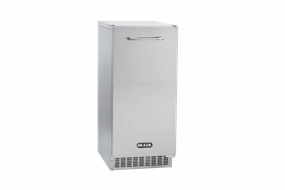 Bull 60 Lb. 15-Inch Outdoor Rated Commercial Ice Maker With Drain Pump 13200 outdoor beverage cooler with wheels