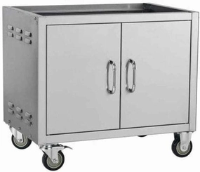 Bull Angus Grill Cart for Bull 30-Inch BBQ Grills 45551Stainless steel BBQ tool set