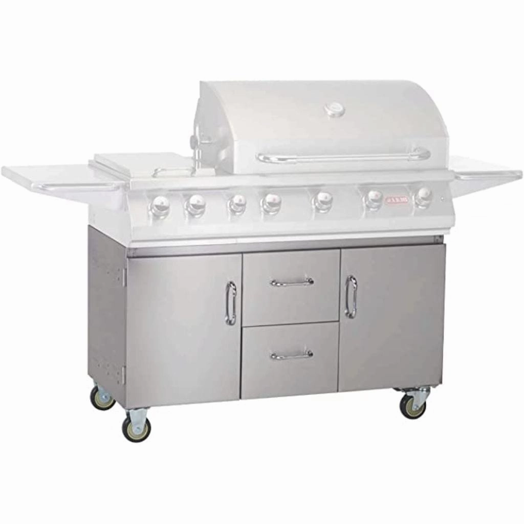 Bull Diablo 46-Inch Cart Bottom Only 28038Stainless steel BBQ tool set