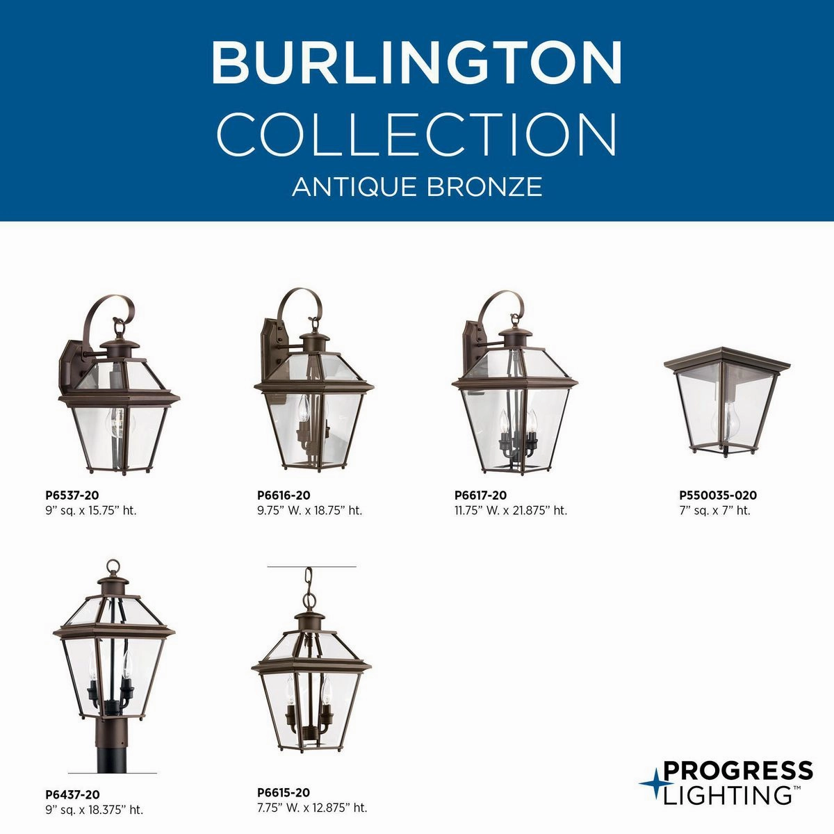 Burlington One Light Wall Lantern Antique Bronze