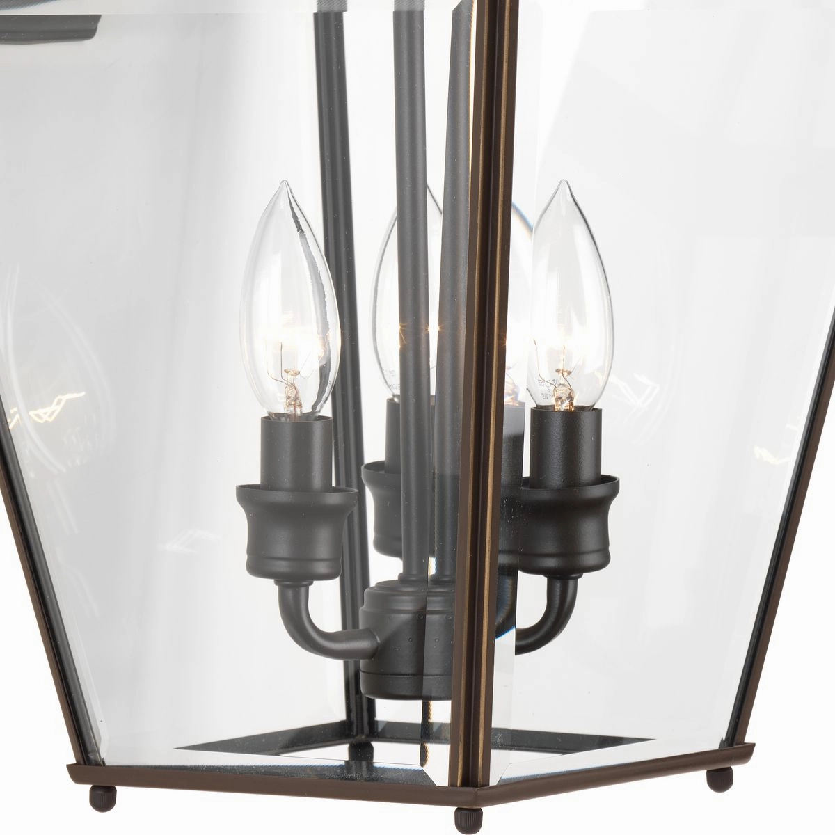 Burlington Three Light Wall Lantern Antique Bronze