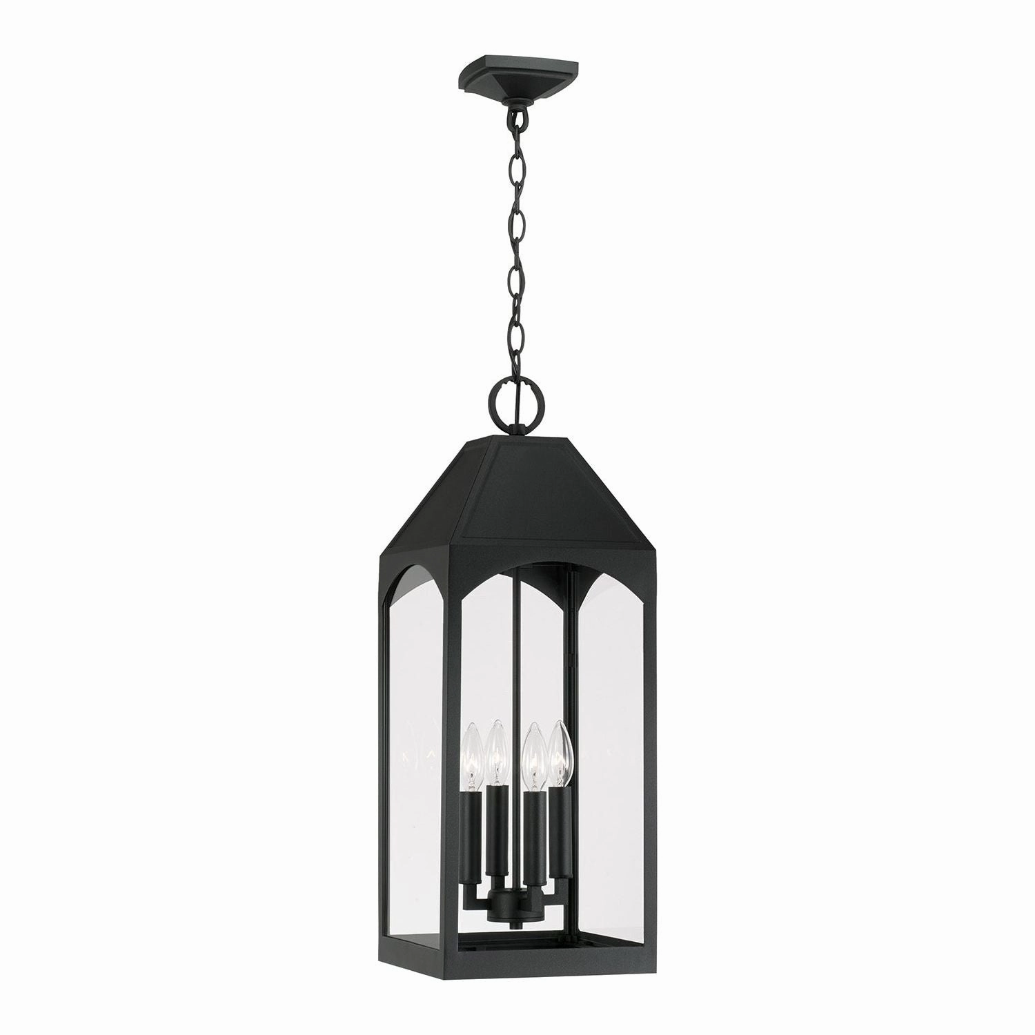 Burton 4-Light Outdoor Hanging LanternWeatherproof outdoor lighting