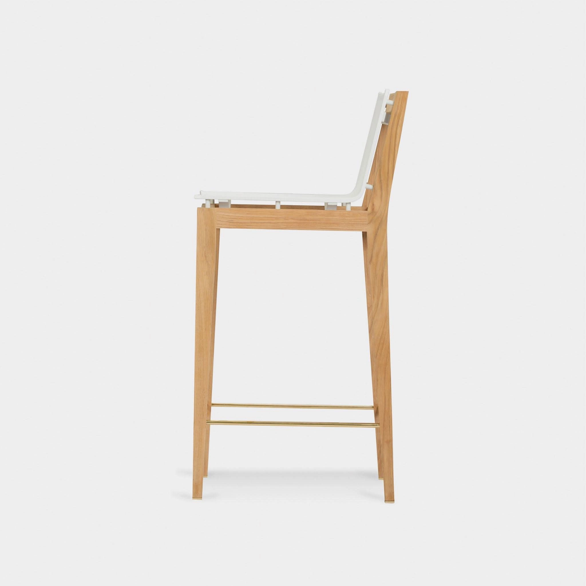 Byron Teak Counter Stool