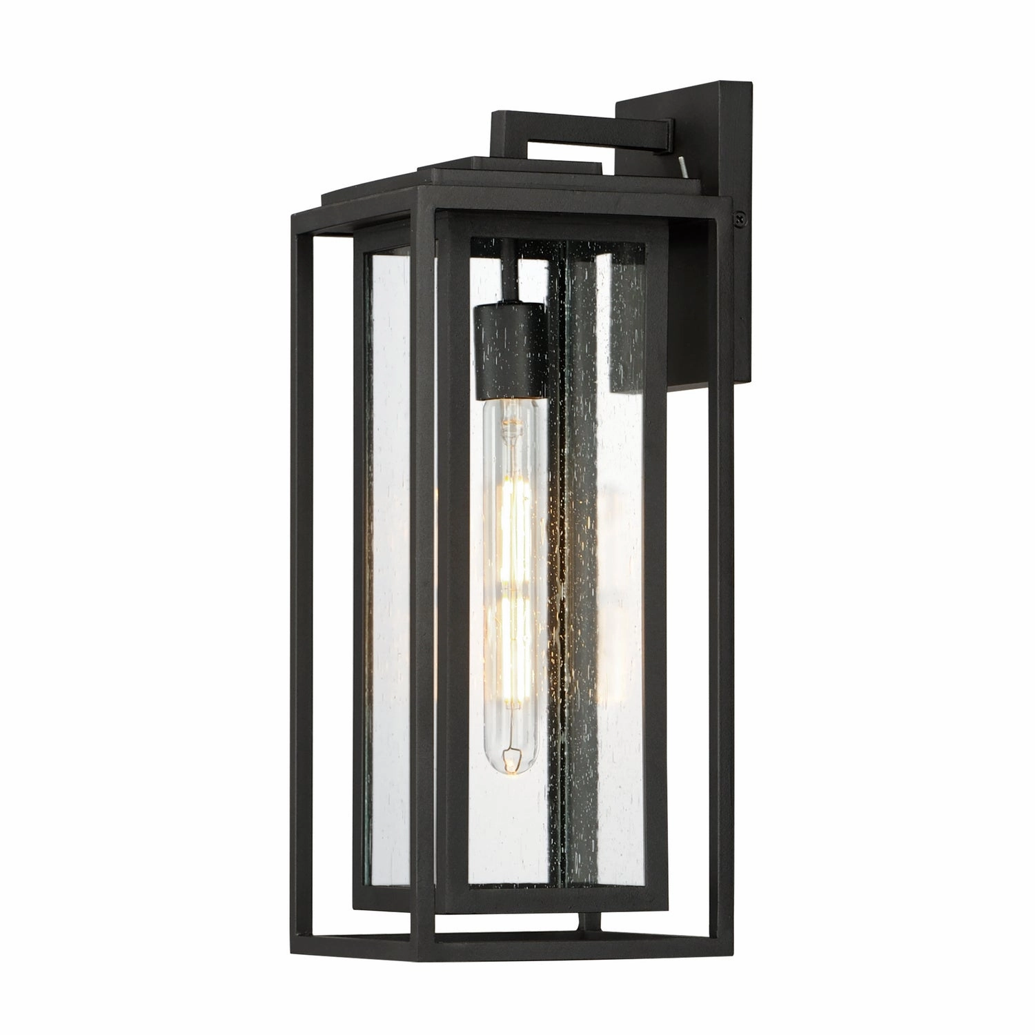 Cabana One Light Outdoor Wall Sconce BlackOutdoor wall sconces with motion sensor